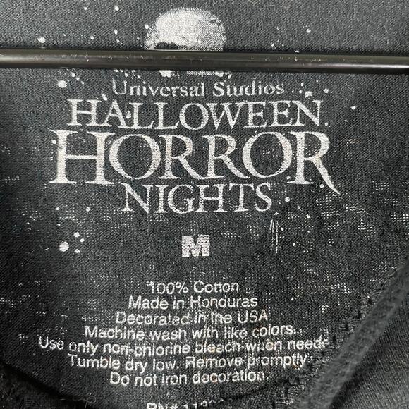 Universal Studios Halloween Horror Nights 2022 T-Shirt Mens M Skeleton Graphic - Picture 4 of 8